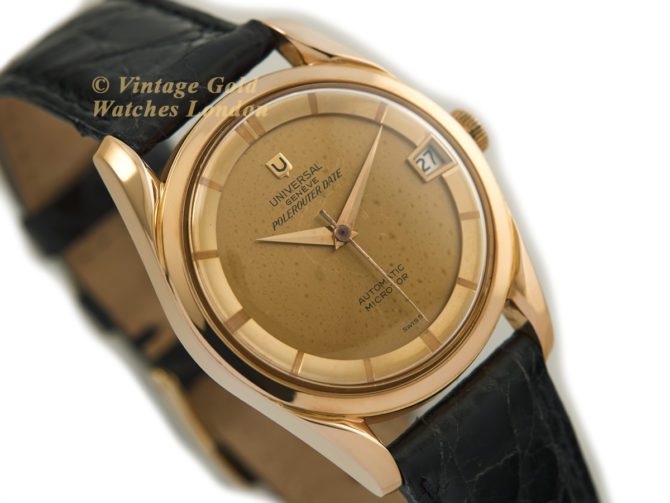Universal Geneve Cal.215-1 18ct Pink Gold 1961 (18)