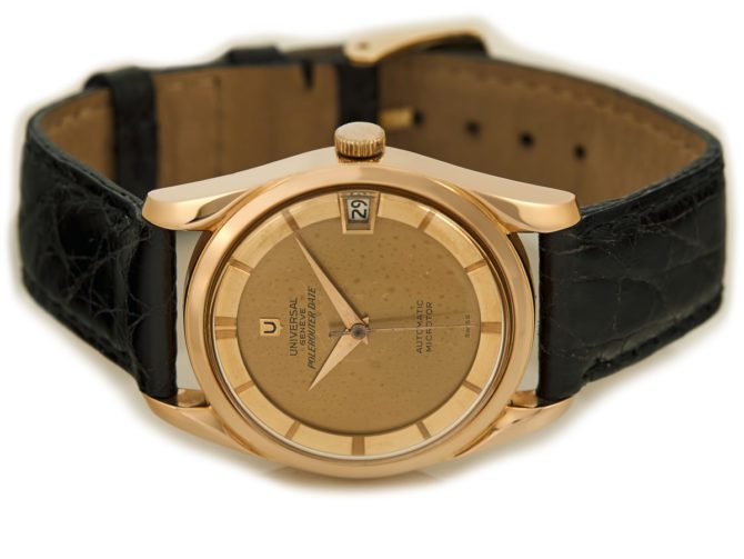 Universal Geneve Cal.215-1 18ct Pink Gold 1961 (7)