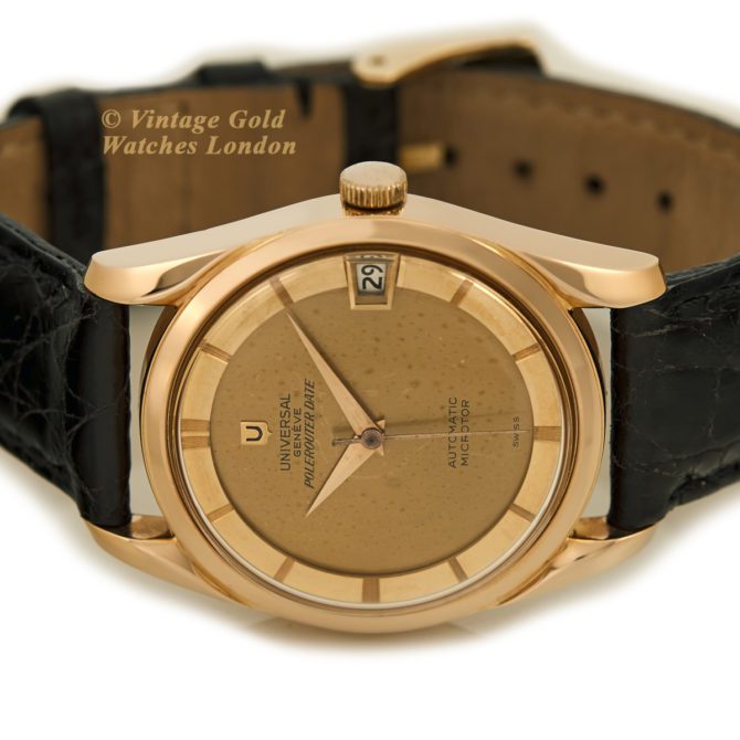 Universal Geneve Cal.215-1 18ct Pink Gold 1961 (42)