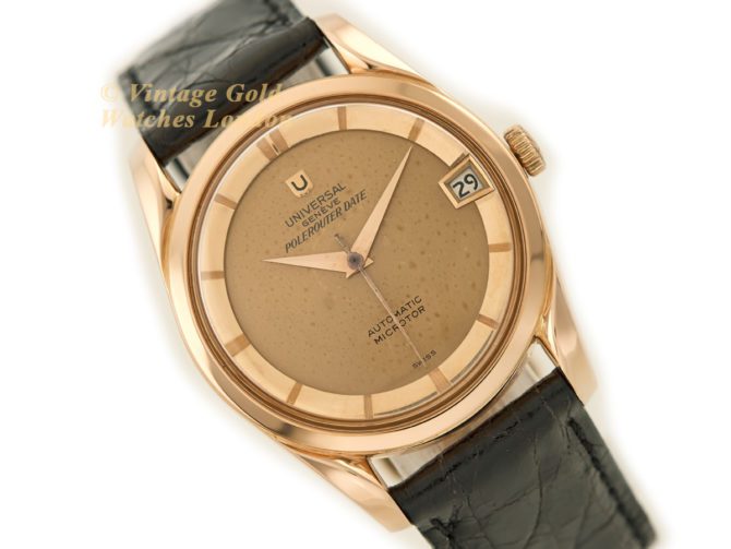 Universal Geneve Cal.215-1 18ct Pink Gold 1961 (16)