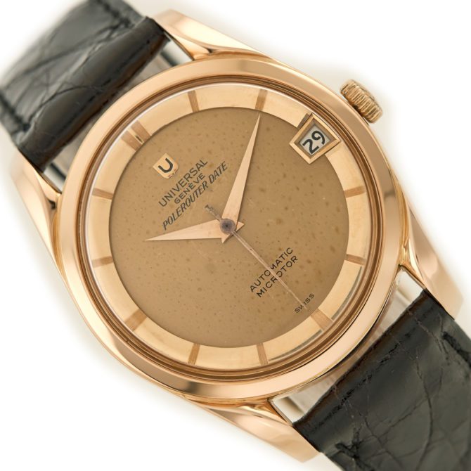 Universal Geneve Cal.215-1 18ct Pink Gold 1961 (11)