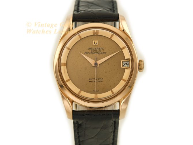 Universal Geneve Cal.215-1 18ct Pink Gold 1961 (22)