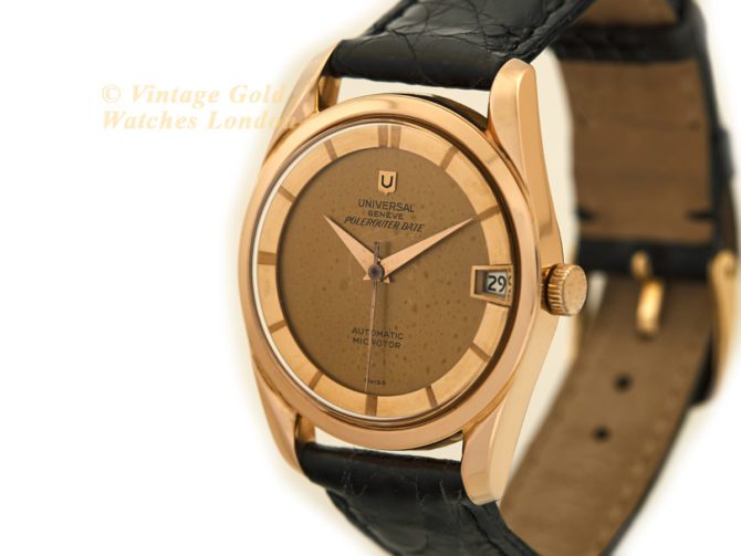 Universal Geneve Cal.215-1 18ct Pink Gold 1961 (24)