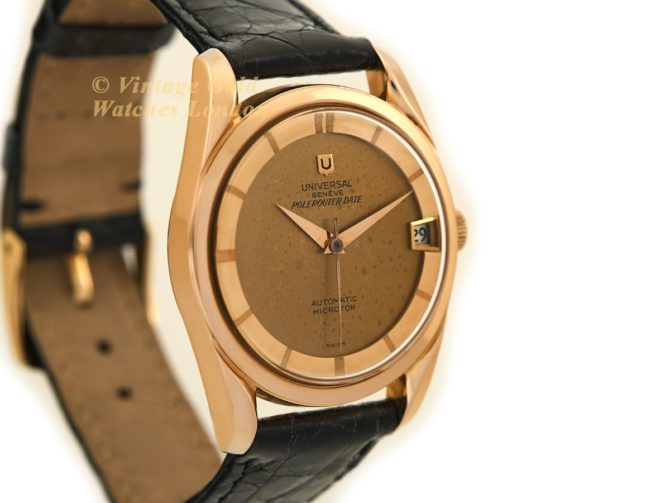 Universal Geneve Cal.215-1 18ct Pink Gold 1961 (20)