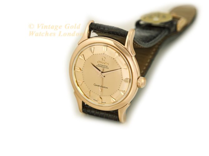 Omega Constellation Pie-Pan Deluxe Cal.505 18ct Pink Gold 1956 (26)