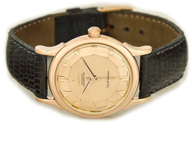 Omega Constellation Pie-Pan Deluxe Cal.505 18ct Pink Gold 1956 (4)