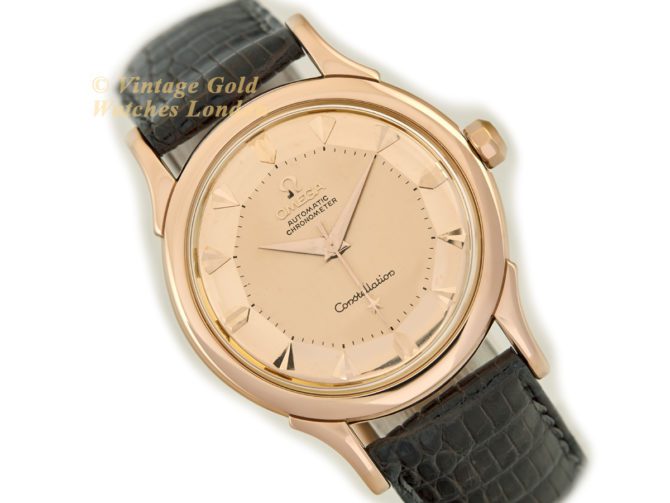 Omega Constellation Pie-Pan Deluxe Cal.505 18ct Pink Gold 1956 (16)