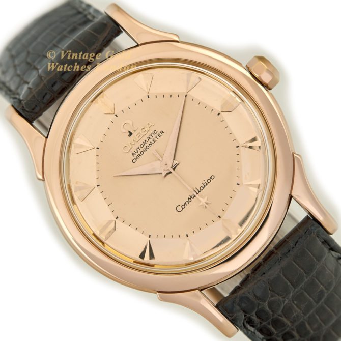 Omega Constellation Pie-Pan Deluxe Cal.505 18ct Pink Gold 1956 (44)
