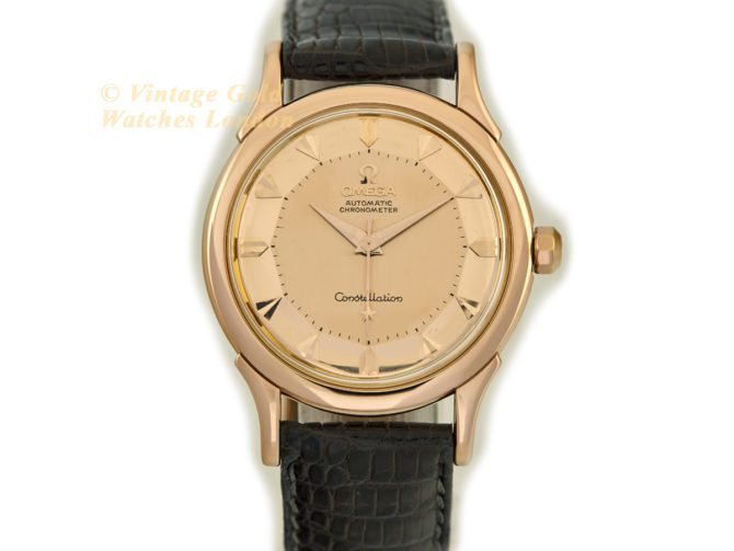 Omega Constellation Pie-Pan Deluxe Cal.505 18ct Pink Gold 1956 (22)