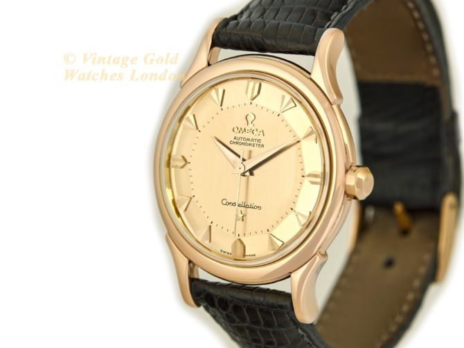 Omega Constellation Pie-Pan Deluxe Cal.505 18ct Pink Gold 1956 (24)