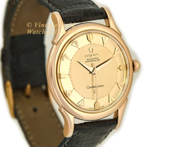 Omega Constellation Pie-Pan Deluxe Cal.505 18ct Pink Gold 1956 (20)