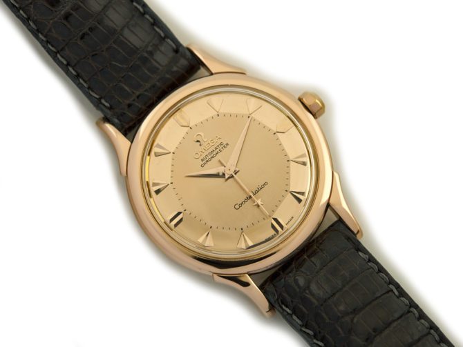 Omega Constellation Pie-Pan Deluxe Cal.505 18ct Pink Gold 1956 (12)