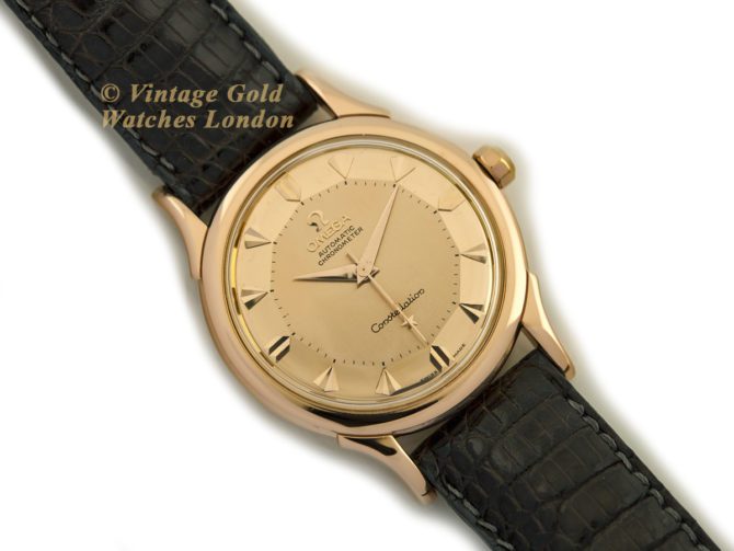 Omega Constellation Pie-Pan Deluxe Cal.505 18ct Pink Gold 1956 (30)
