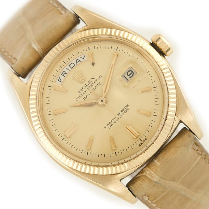 Rolex Day-Date Model Ref.6611 18ct 1956 1st Edition (2)