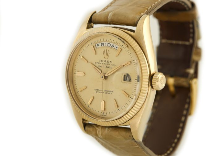 Rolex Day-Date Model Ref.6611 18ct 1956 1st Edition (1)