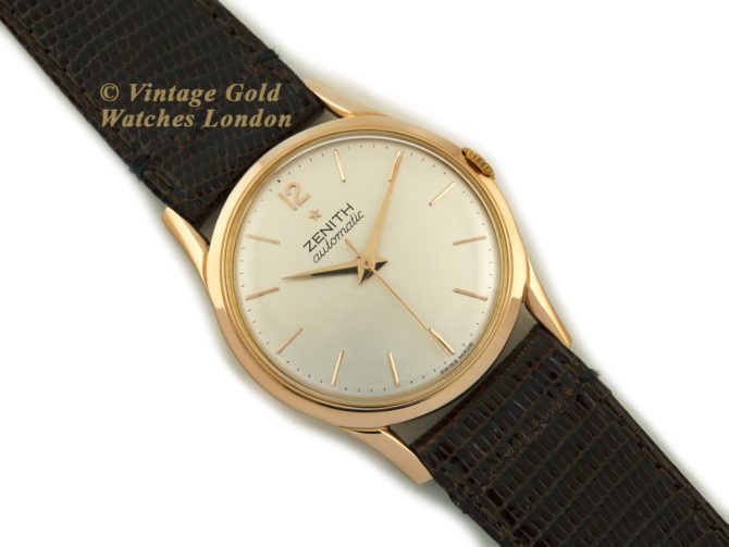 Zenith Bumper Automatic Cal.133.8 18ct Pink Gold c1960 (30)