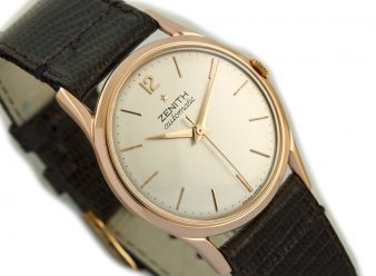 Zenith Bumper Automatic Cal.133.8 18ct Pink Gold c1960 - hover