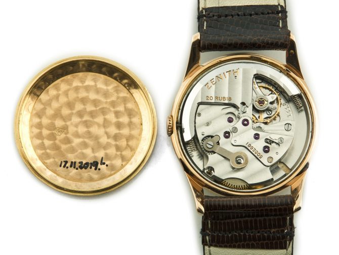 Zenith Bumper Automatic Cal.133.8 18ct Pink Gold c1960 (3)