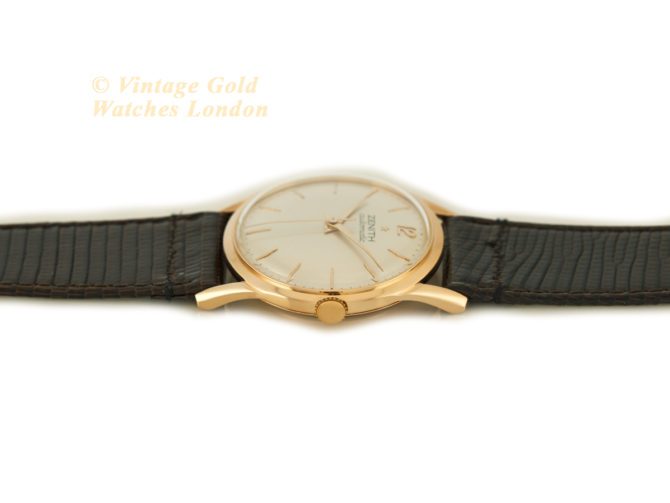 Zenith Bumper Automatic Cal.133.8 18ct Pink Gold c1960 (32)