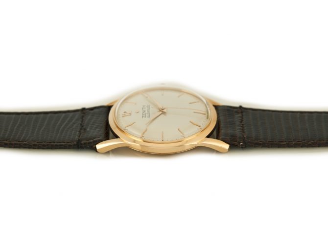 Zenith Bumper Automatic Cal.133.8 18ct Pink Gold c1960 (6)