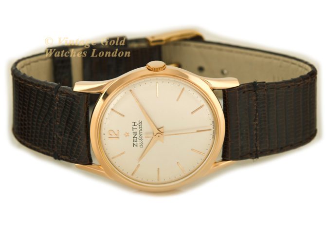 Zenith Bumper Automatic Cal.133.8 18ct Pink Gold c1960 (28)