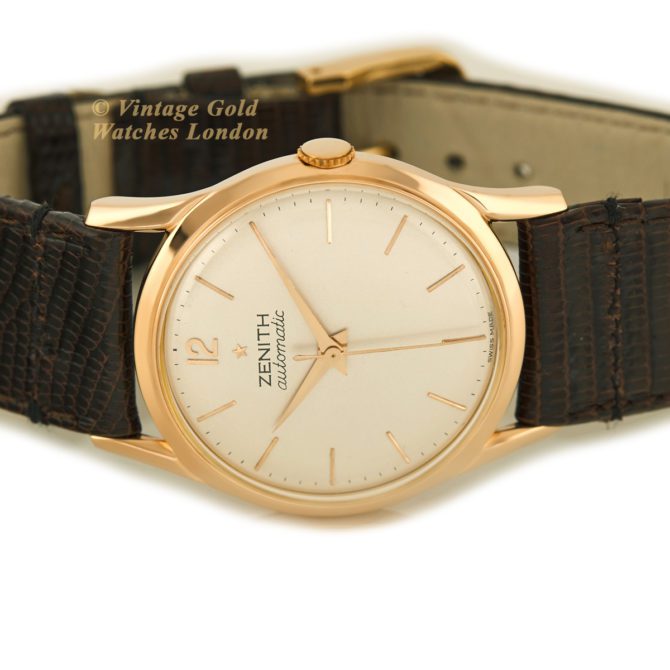 Zenith Bumper Automatic Cal.133.8 18ct Pink Gold c1960 (42)