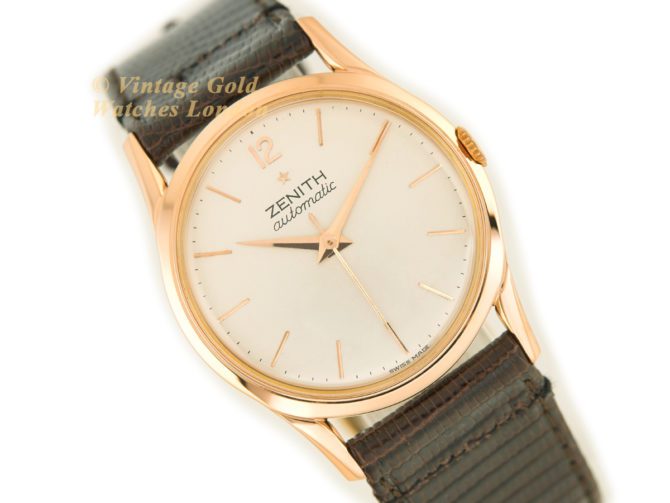 Zenith Bumper Automatic Cal.133.8 18ct Pink Gold c1960 (16)