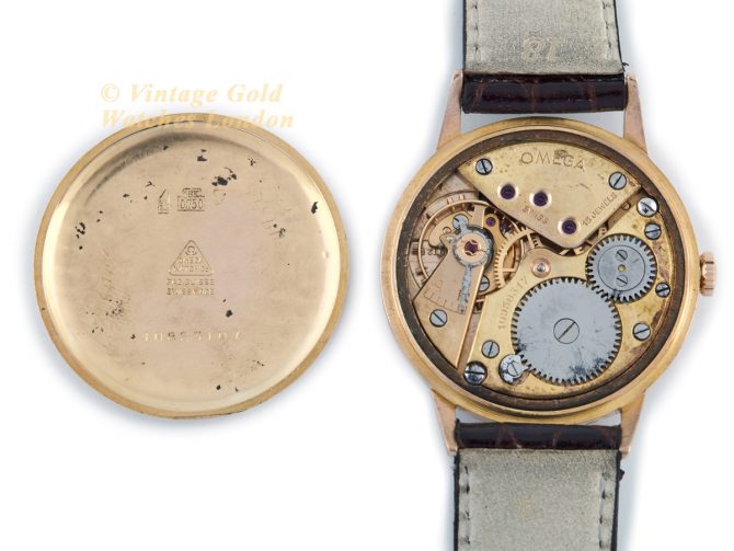 Omega Cal.30 T2 PC 18ct Pink Gold 1946 (38)