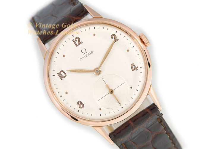 Omega Cal.30 T2 PC 18ct Pink Gold 1946 (16)