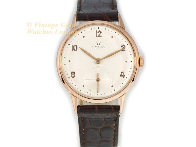 Omega Cal.30 T2 PC 18ct Pink Gold 1946 (22)