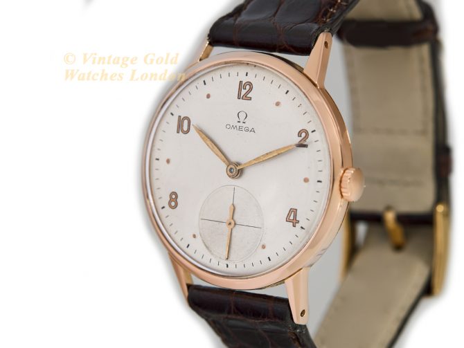 Omega Cal.30 T2 PC 18ct Pink Gold 1946 (24)