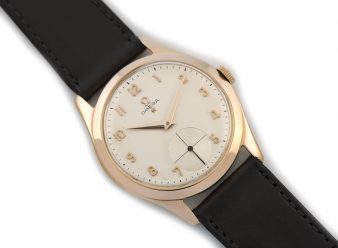Omega Cal.265 18ct Pink Gold 1949 36mm - hover