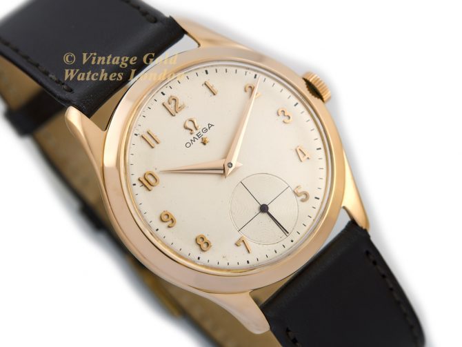 Omega Cal.265 18ct Pink Gold 1949 36mm (18)