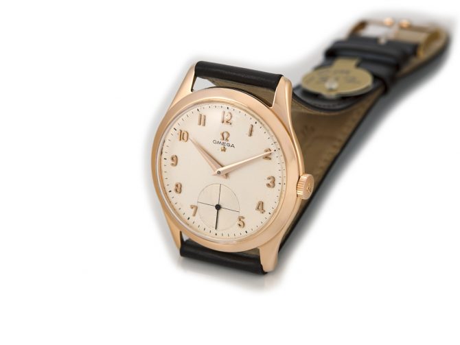 Omega Cal.265 18ct Pink Gold 1949 36mm (7)