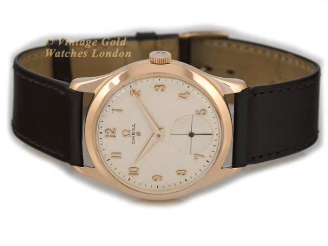 Omega Cal.265 18ct Pink Gold 1949 36mm (28)