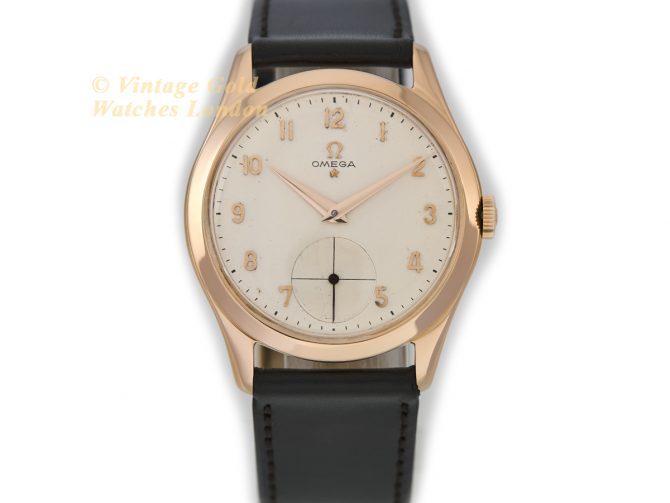 Omega Cal.265 18ct Pink Gold 1949 36mm (22)
