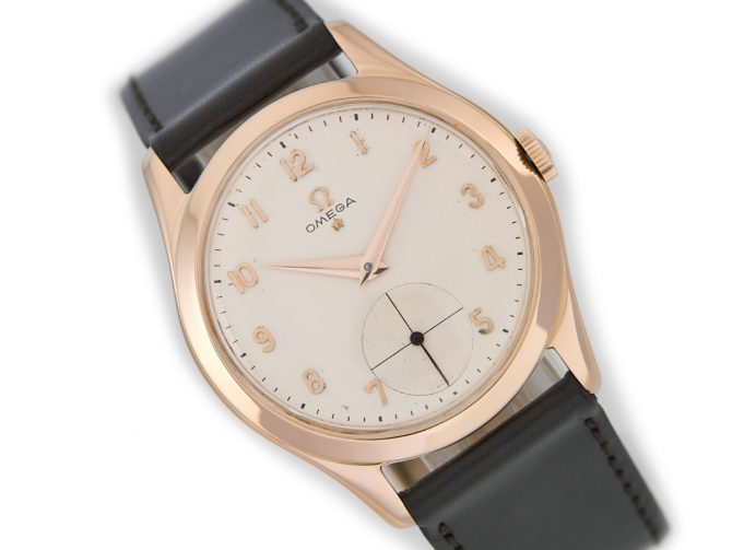 Omega Cal.265 18ct Pink Gold 1949 36mm (13)