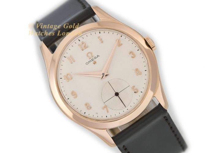 Omega Cal.265 18ct Pink Gold 1949 36mm (16)