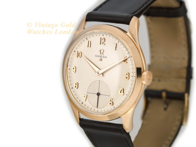 Omega Cal.265 18ct Pink Gold 1949 36mm (24)