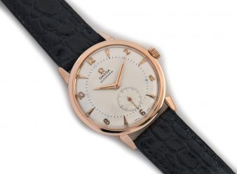 Omega Model Ref.2709 18ct Pink Gold 1953 - hover