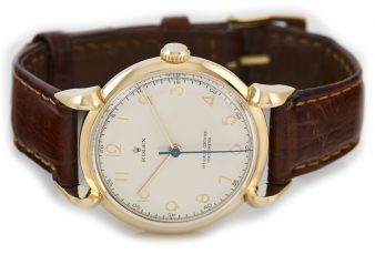 Rolex Chronometer Model Ref.4514 18ct 1951 Bullhorn Lugs - hover
