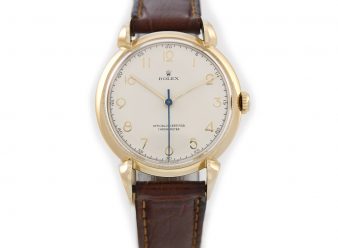 Rolex Chronometer Model Ref.4514 18ct 1951 Bullhorn Lugs