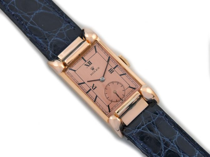 Rolex Cal.360 18ct Pink Gold c1930 (2)