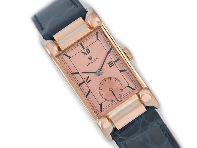 Rolex Cal.360 18ct Pink Gold c1930 (5)