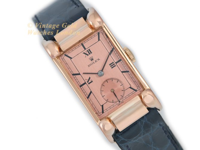 Rolex Cal.360 18ct Pink Gold c1930 (16)