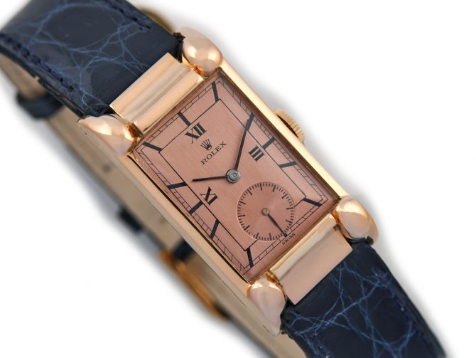 Rolex Cal.360 18ct Pink Gold c1930 (7)