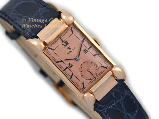 Rolex Cal.360 18ct Pink Gold c1930 (18)