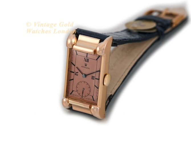 Rolex Cal.360 18ct Pink Gold c1930 (26)