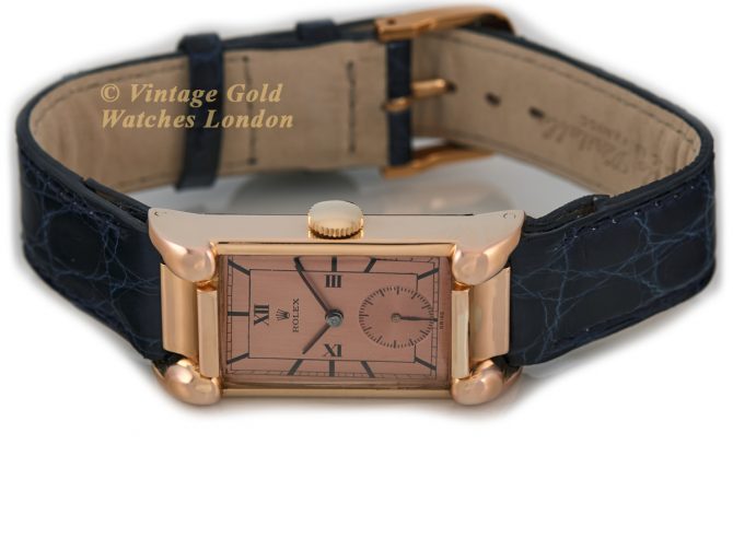 Rolex Cal.360 18ct Pink Gold c1930 (28)