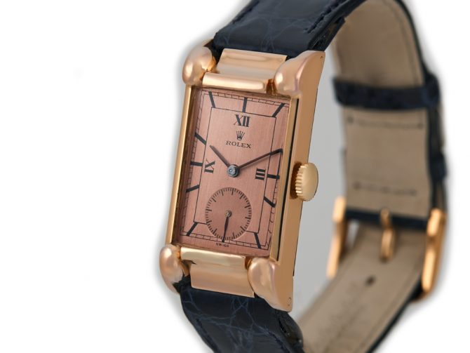 Rolex Cal.360 18ct Pink Gold c1930 (14)